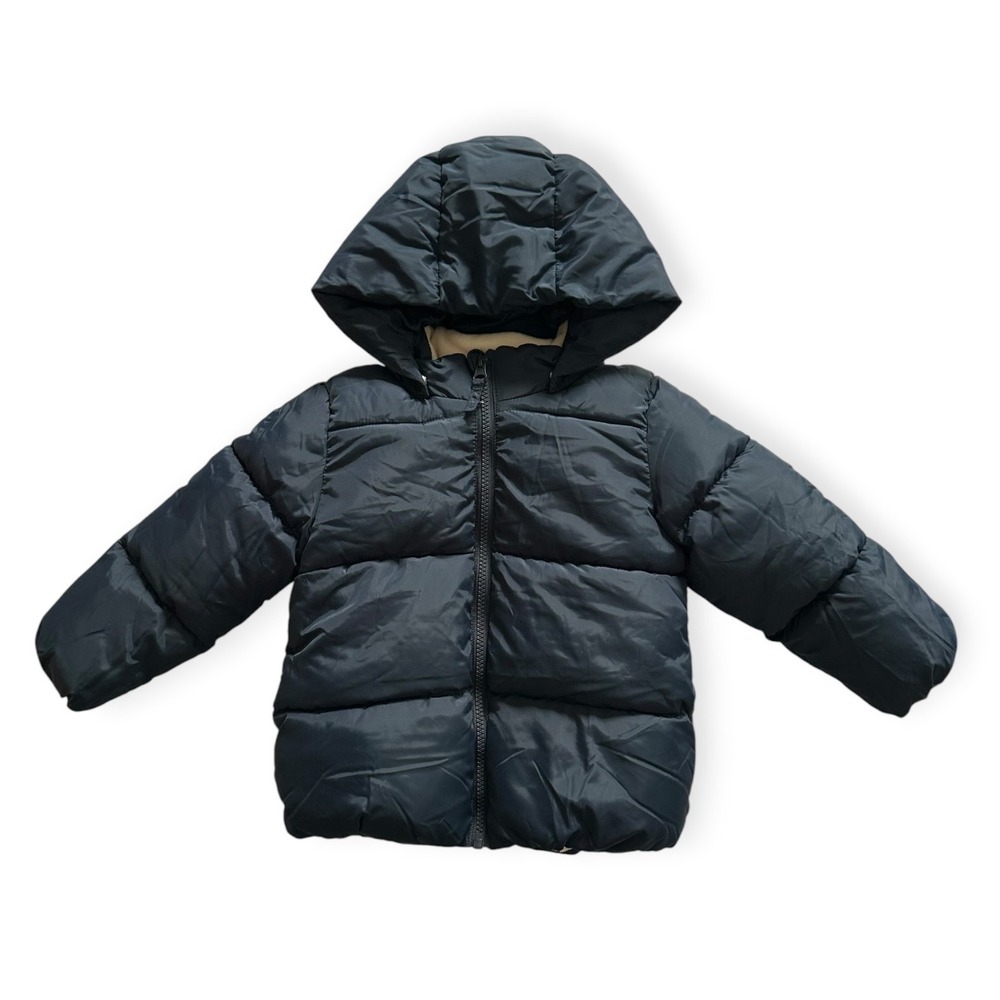 H&M Puffer Jacket Navy Blue 3T Kids NWT